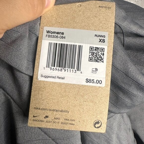 Nike Women's Therma FIT Swift Element Turtleneck Running Top NWT Size XS (Grey) - Picture 14 of 16
